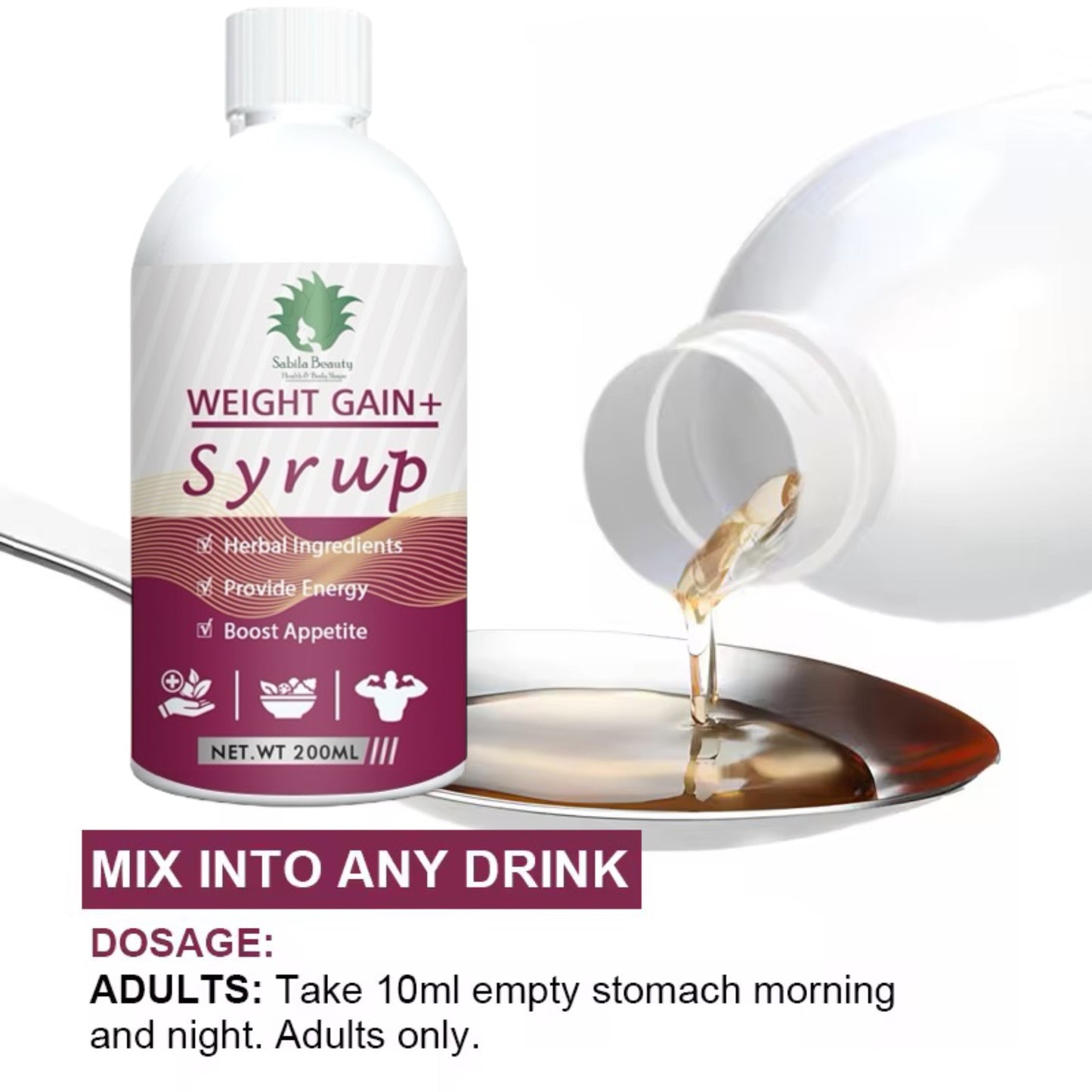 Weight Gain Syrup for all Ages