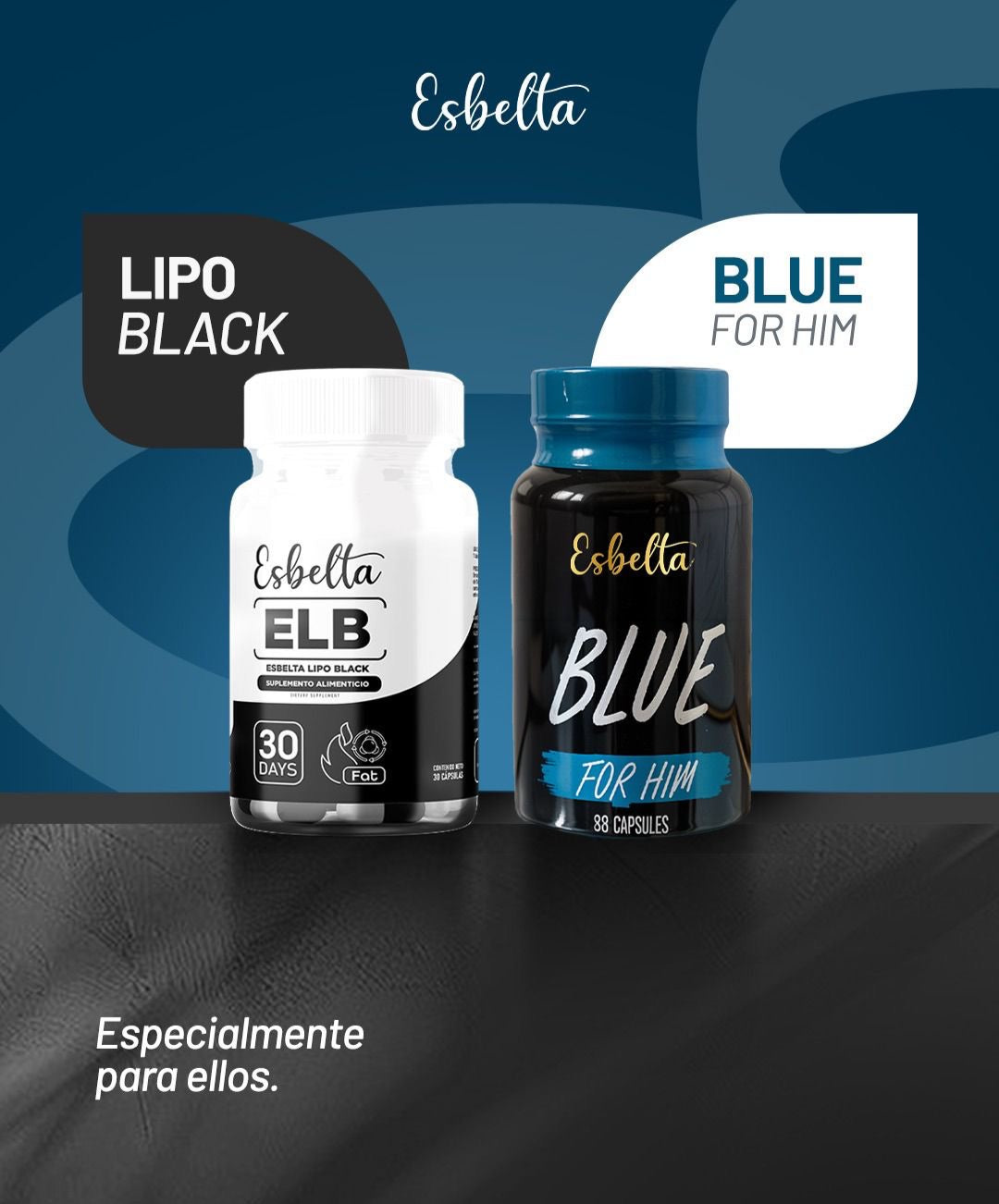 For Him Blue and ELB Black duo