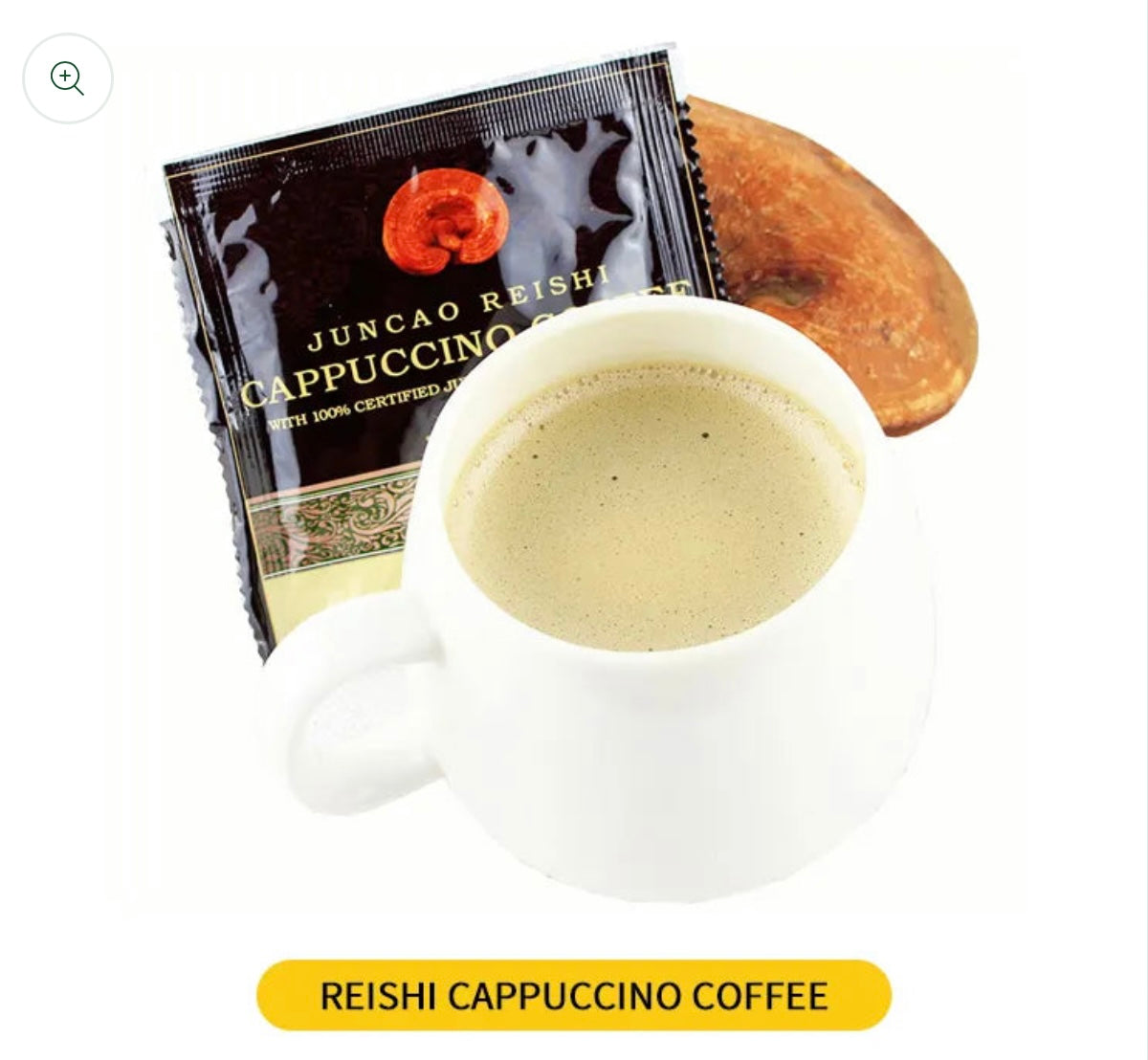 Cappuccino Coffee Juncao Reishi –