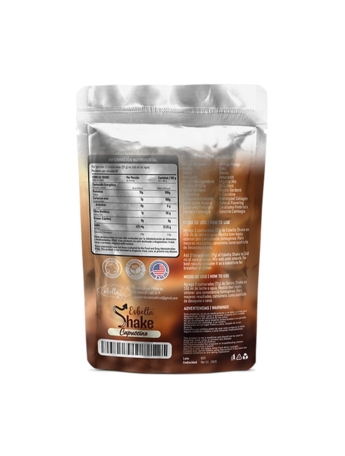 Shake Capuccino Esbelta