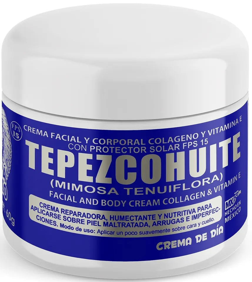 Facial Day Skin Cream with Tepezcohuite