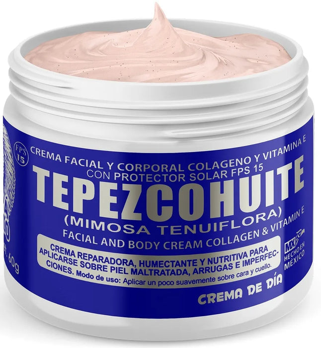 Facial Day Skin Cream with Tepezcohuite
