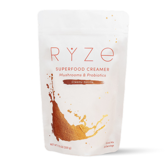 Rize creamer for coffee with Probiotic