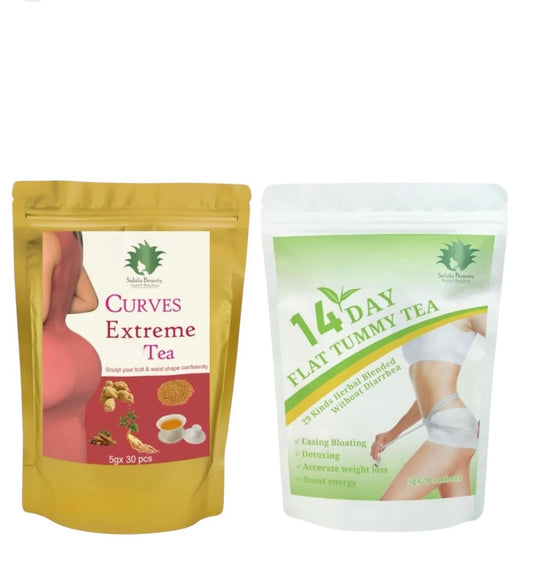 Mix Tea Curves Extreme & 14 day flat tummy